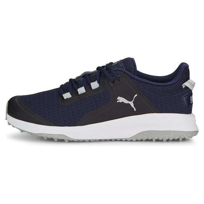 PUMA Fusion Grip Spikeless Golf Shoes Navy/Silver/Quiet Shade - 24 Men