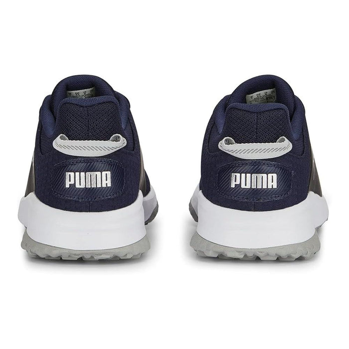 PUMA Fusion Grip Spikeless Golf Shoes Navy/Silver/Quiet Shade - 24 Men