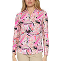 G Lifestyle Q Zip Sun Protection Golf Pullover Beige Golfer - SS25 Women