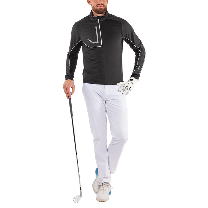 Galvin Green Daxton Golf Pullover Black/Granite Gray/White - FW22