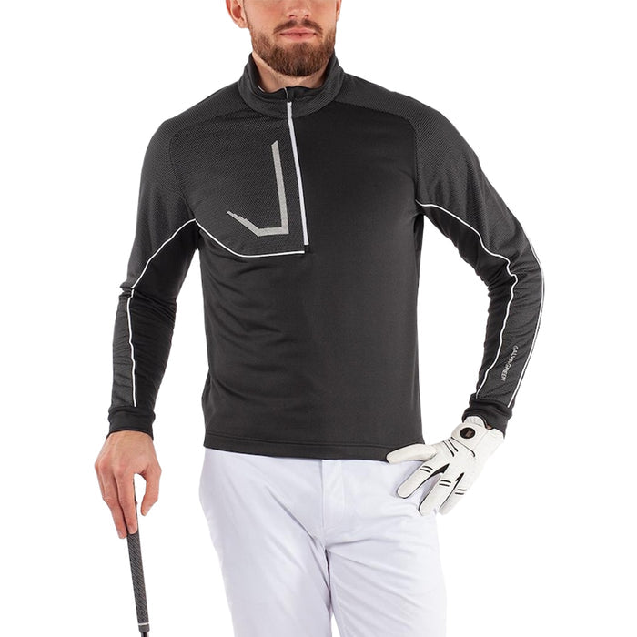 Galvin Green Daxton Golf Pullover Black/Granite Gray/White - FW22