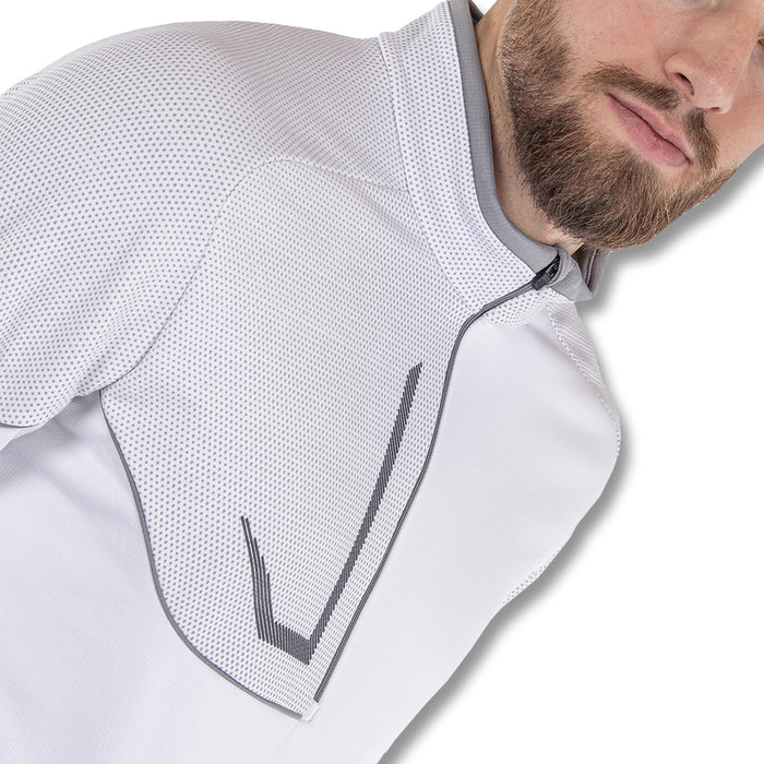 Galvin Green Daxton Golf Pullover White/Cool Gray/Sharkskin - FW22