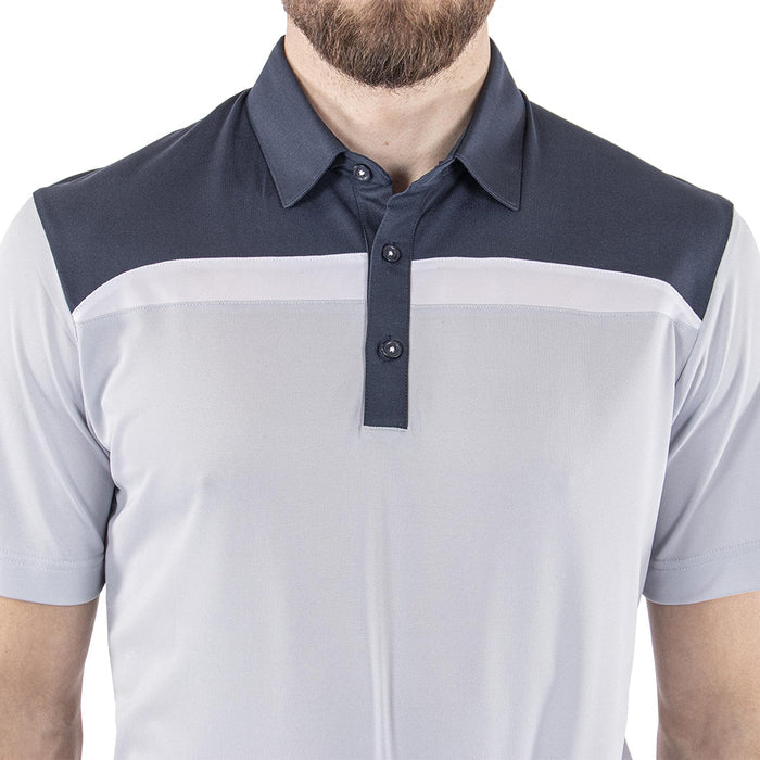 Galvin Green Mapping Ventil8 Plus Golf Polo Cool Gray/Navy/White - FW22