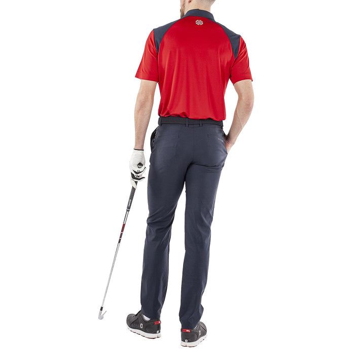 Galvin Green Mapping Ventil8 Plus Golf Polo Red/Navy/White - FW22