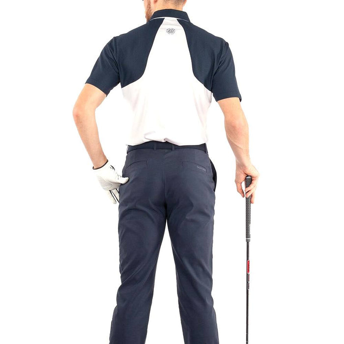 Galvin Green Massimo Ventil8 Plus Golf Polo White/Navy - FW22