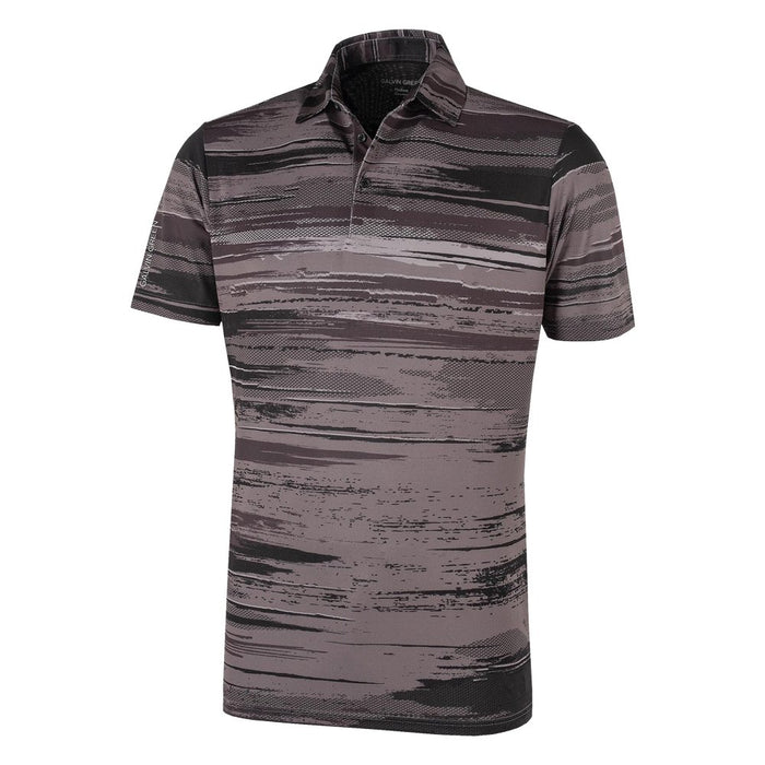 Galvin Green Mathew Ventil8 Plus Golf Polo Black/Sharkskin - SS21 Men