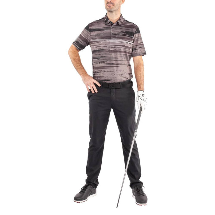 Galvin Green Mathew Ventil8 Plus Golf Polo Black/Sharkskin - SS21 Men