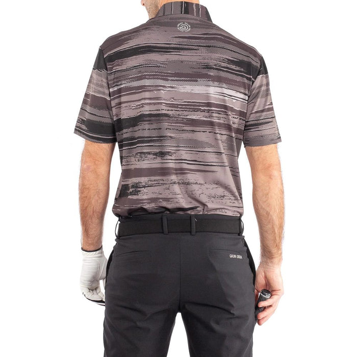 Galvin Green Mathew Ventil8 Plus Golf Polo Black/Sharkskin - SS21 Men
