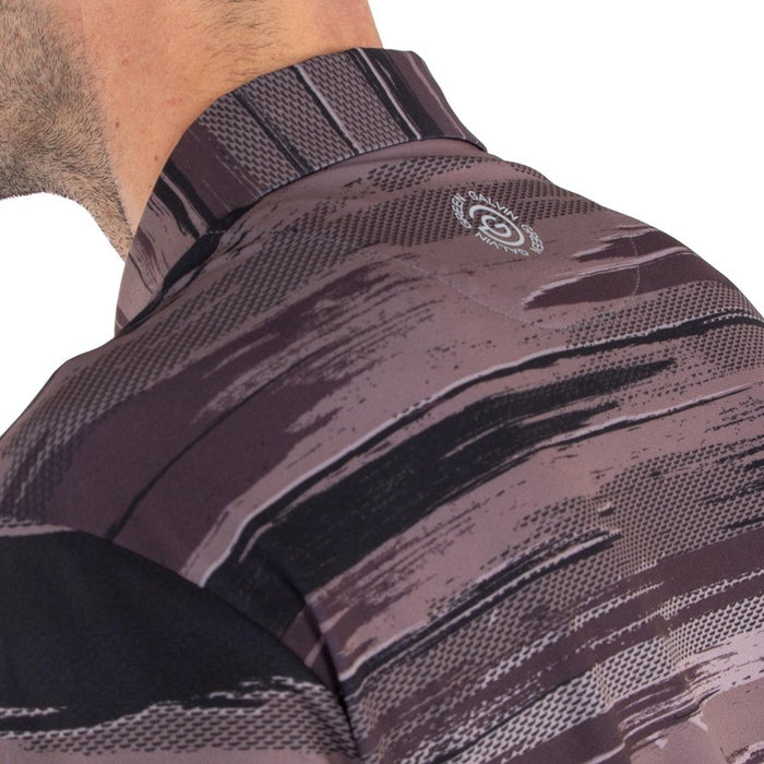Galvin Green Mathew Ventil8 Plus Golf Polo Black/Sharkskin - SS21 Men