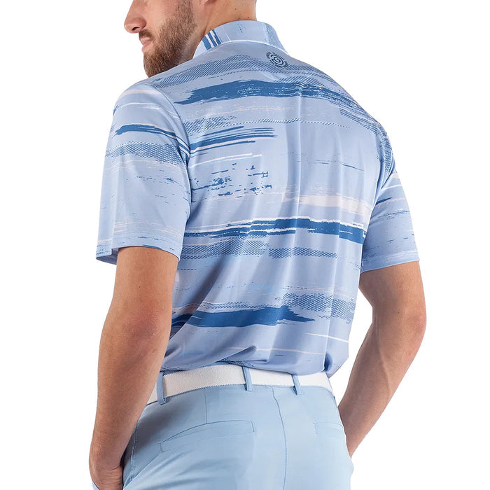 Galvin Green Mathew Ventil8 Plus Golf Polo Blue Bell/White - SS21 Men
