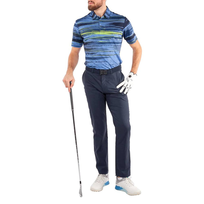 Galvin Green Mathew Ventil8 Plus Golf Polo Navy/Lime - SS21 Men