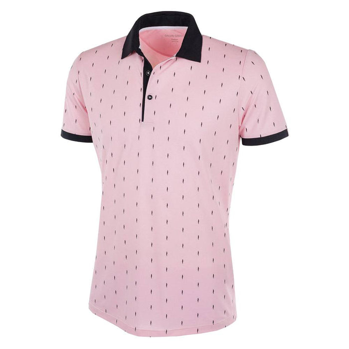 Galvin Green Mayson Ventil8 Plus Golf Polo Light Pink/Black - SS22
