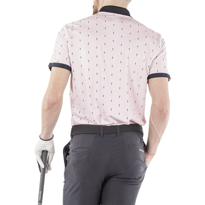 Galvin Green Mayson Ventil8 Plus Golf Polo Light Pink/Black - SS22