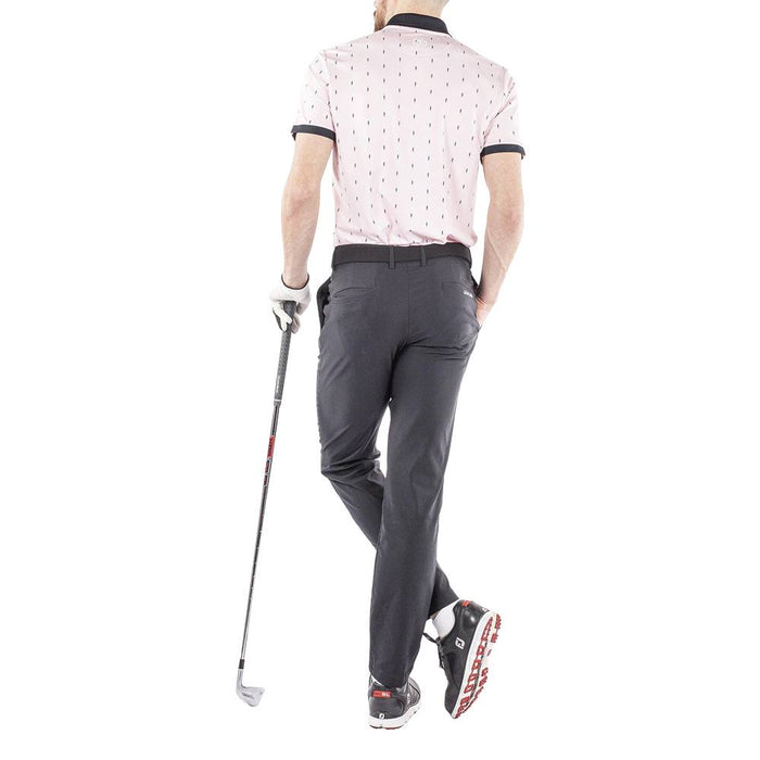 Galvin Green Mayson Ventil8 Plus Golf Polo Light Pink/Black - SS22
