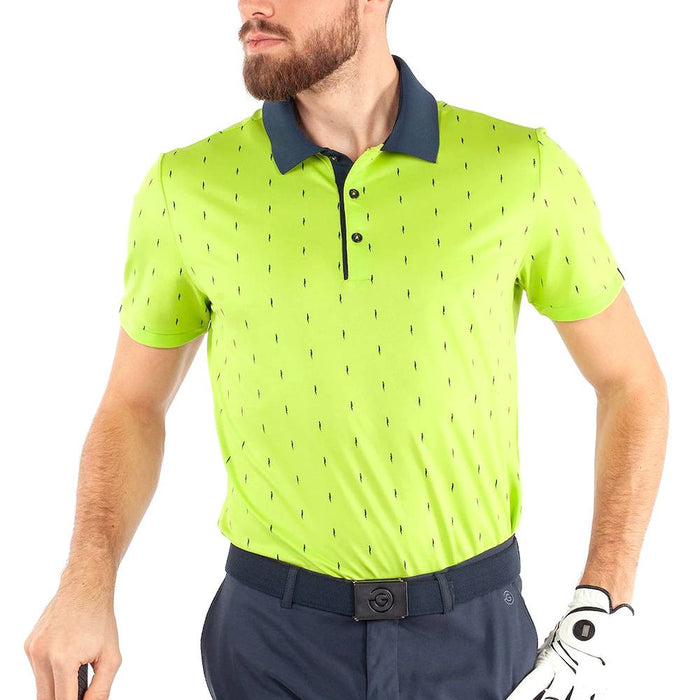 Galvin Green Mayson Ventil8 Plus Golf Polo Lime/Navy - SS22