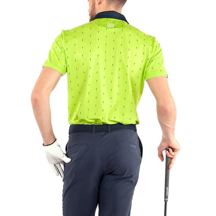 Galvin Green Mayson Ventil8 Plus Golf Polo Lime/Navy - SS22