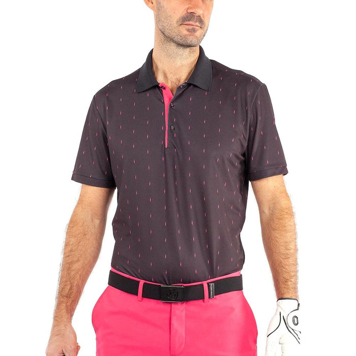 Galvin Green Mayson Ventil8 Plus Golf Polo Pink/Black - SS22