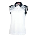 Galvin Green Meja Ventil8 Golf Polo White/Navy - SS21 Women