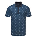 Galvin Green Monty Ventil8 Plus Golf Polo Navy/White - SS21 Men