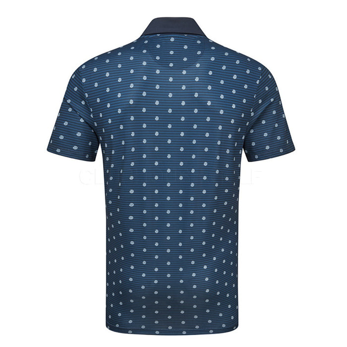 Galvin Green Monty Ventil8 Plus Golf Polo Navy/White - SS21 Men