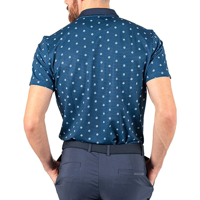 Galvin Green Monty Ventil8 Plus Golf Polo Navy/White - SS21 Men