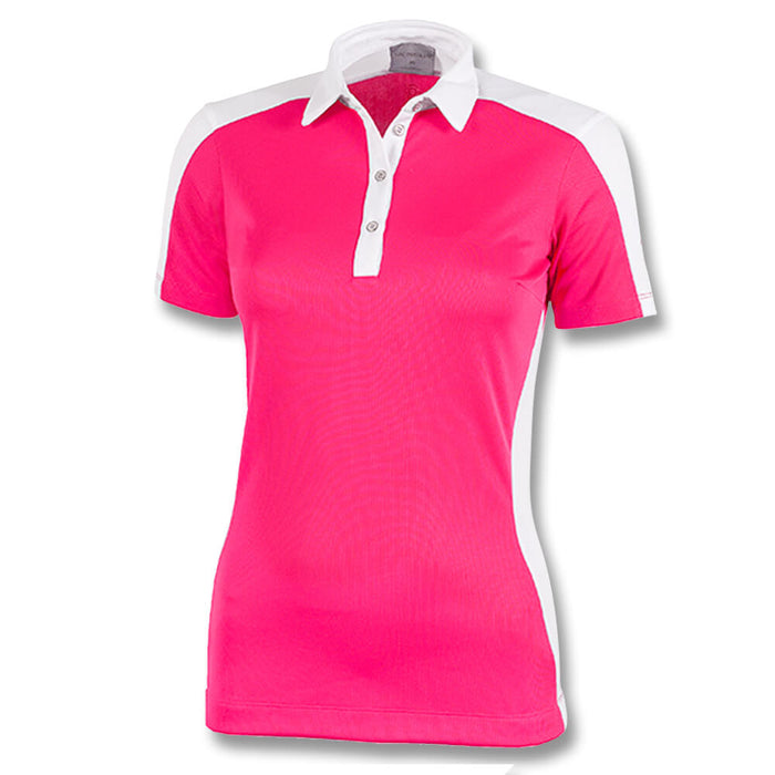 Galvin Green Muriel Ventil8 Plus Golf Polo Deep Pink/White - SS20 Women
