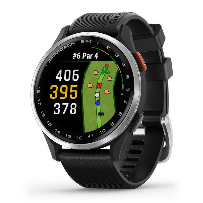 Silver Aluminum Bezel w/Black Silicone Band