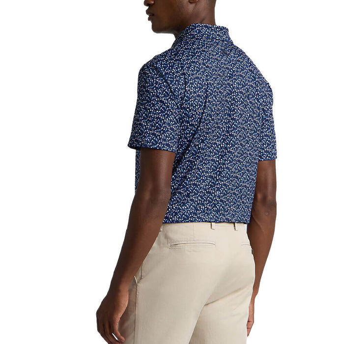 Gfore Aye Poppy Tech Jersey Golf Polo (with Gfore Emblem) Azul/Twilight - SP26 Men