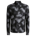 Gfore Brushed Back Tech Quarter Zip Golf Pullover Onyx Blur Camo - FA24