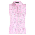 Gfore Carabiner Silky Tech Nylon Sleeveless Golf Polo Lilac - SP25 Women