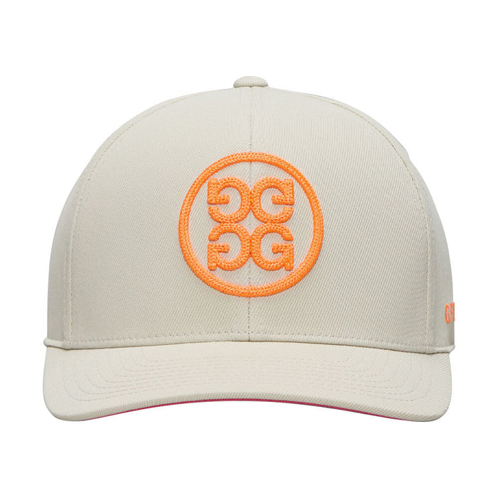 Gfore Chainstitch Circle G's Contrast Golf Cap Stone - FA25 Men