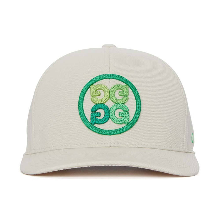 Gfore Circle G's Stretch Twill Snapback Golf Cap Stone - FA24
