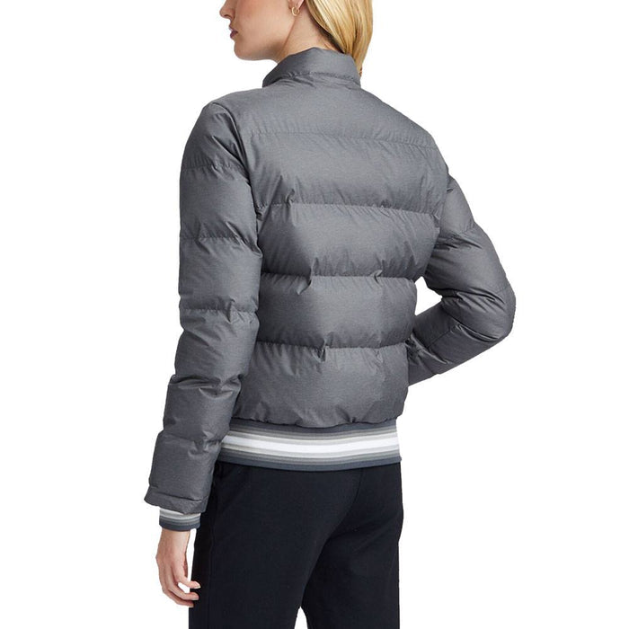 Gfore Coated Nylon Melange Puffer Golf Jacket Charcoal Heather Gray - FA23 Women