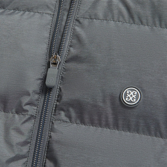Gfore Coated Nylon Melange Puffer Golf Jacket Charcoal Heather Gray - FA23 Women