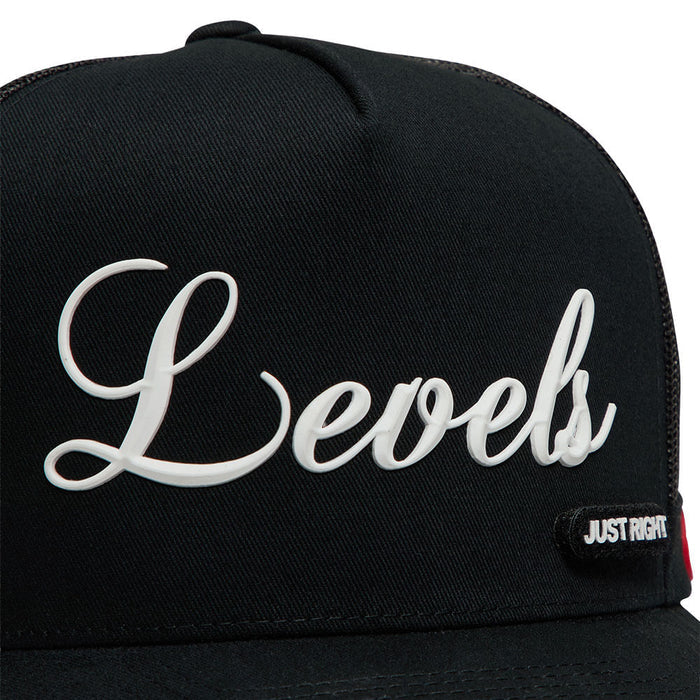 Gfore Daily Levels Tall Trucker Golf Cap Onyx - SP26 Men