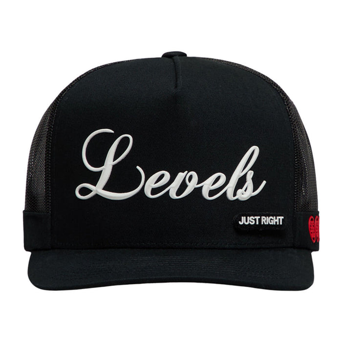 Gfore Daily Levels Tall Trucker Golf Cap Onyx - SP26 Men
