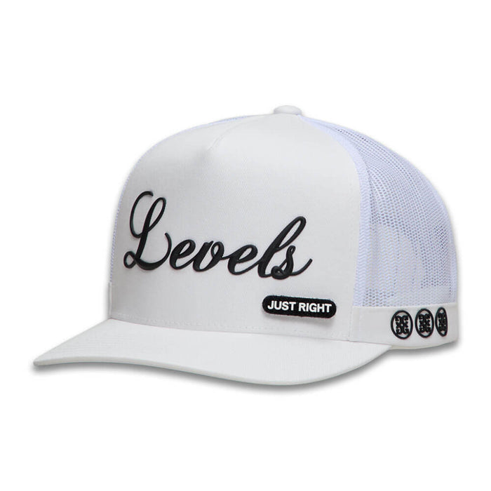 Gfore Daily Levels Tall Trucker Golf Cap Snow - SP26 Men