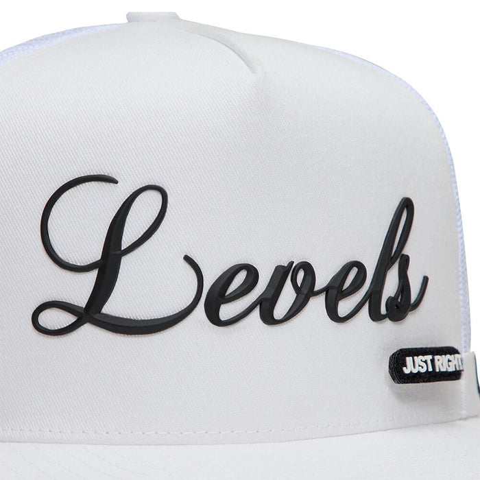 Gfore Daily Levels Tall Trucker Golf Cap Snow - SP26 Men