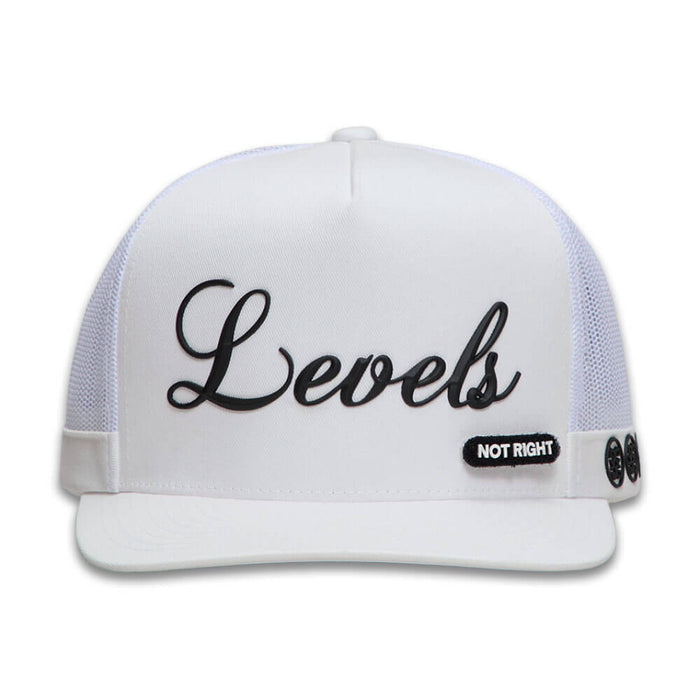 Gfore Daily Levels Tall Trucker Golf Cap Snow - SP26 Men