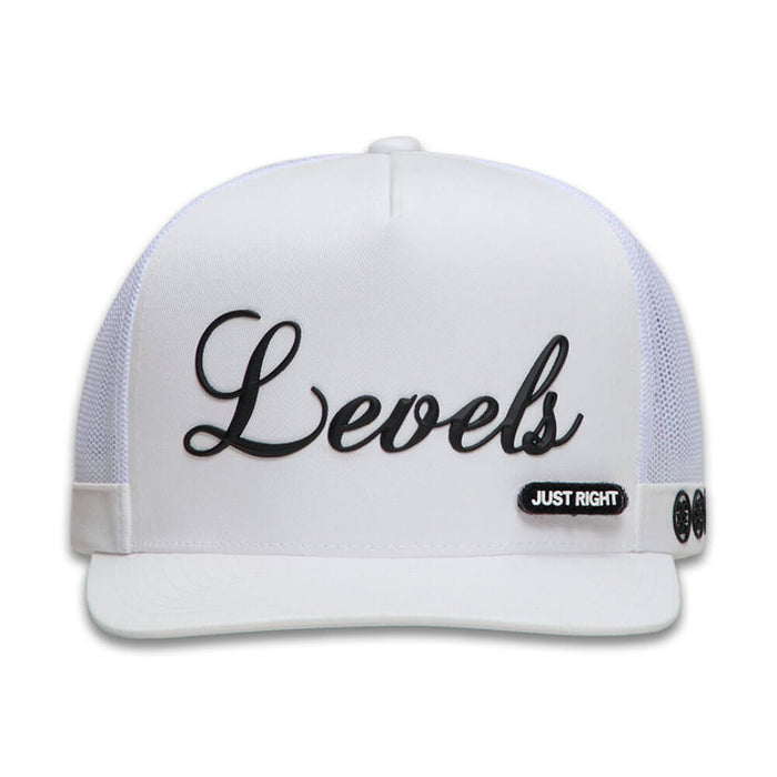 Gfore Daily Levels Tall Trucker Golf Cap Snow - SP26 Men