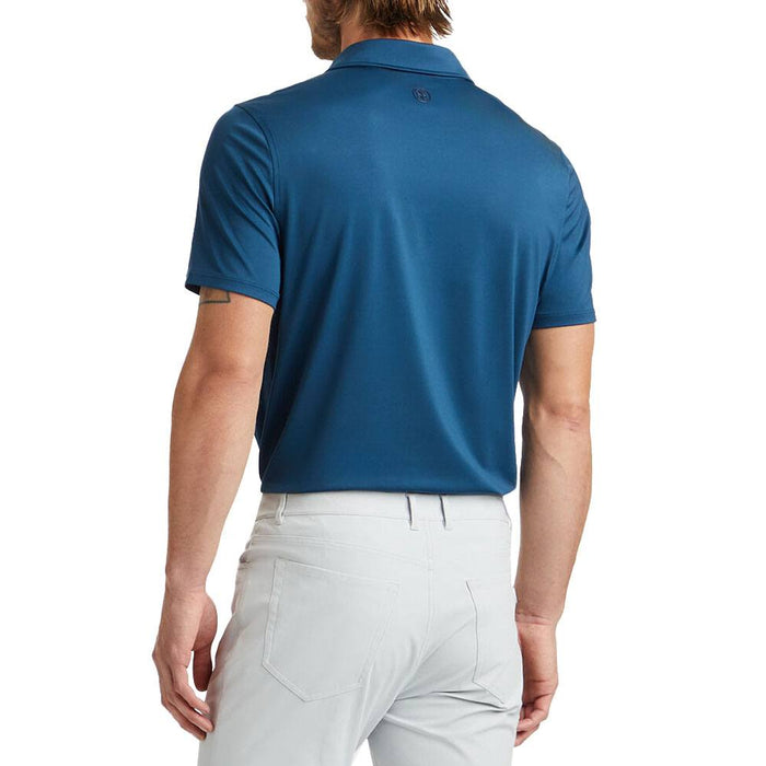 Gfore Embroidered Skull & Tees Tech Jersey Golf Polo Storm - SP24