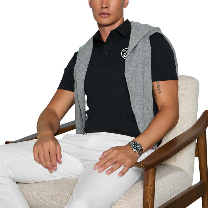 Gfore Essential Performance Pique Golf Polo (with Gfore Emblem) Onyx - 26 Men
