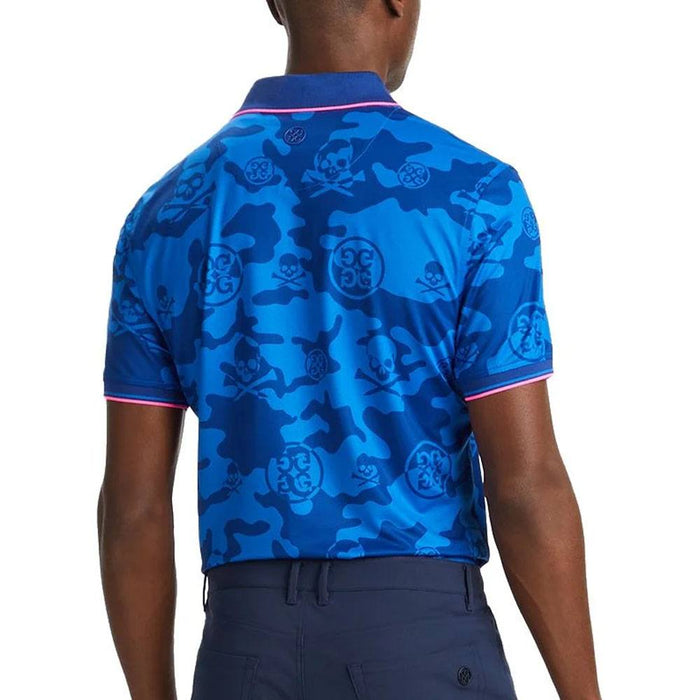Gfore Exploded Camo Tech Jersey Golf Polo Space - SP24