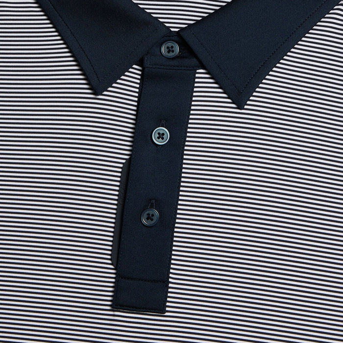 Gfore Feeder Stripe Fine Tech Jersey Golf Polo (with Gfore Emblem) Twilight - FA25 Men