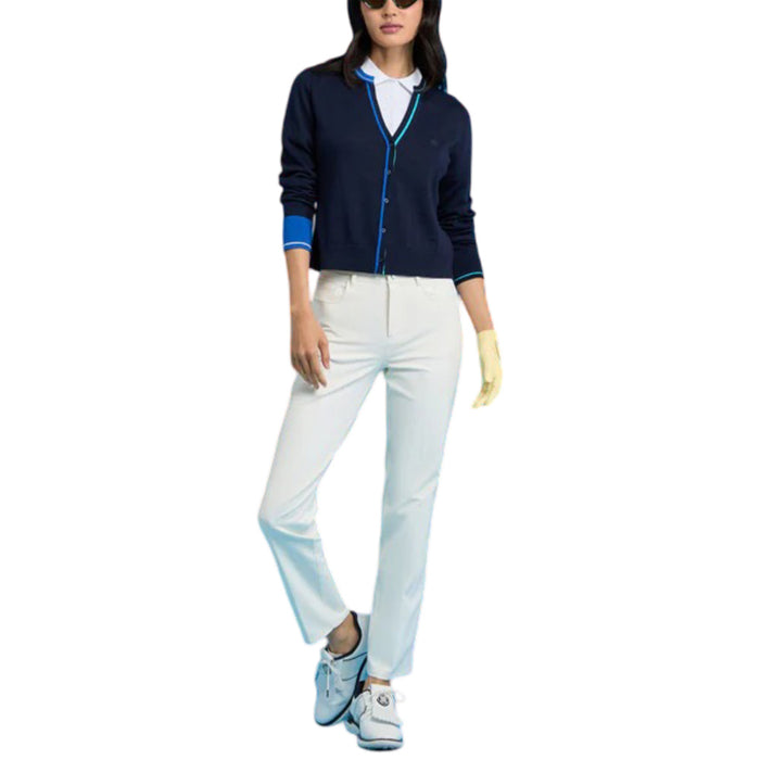 Gfore Fitted Merino Wool Cardigan Golf Sweater Twilight - SP25 Women