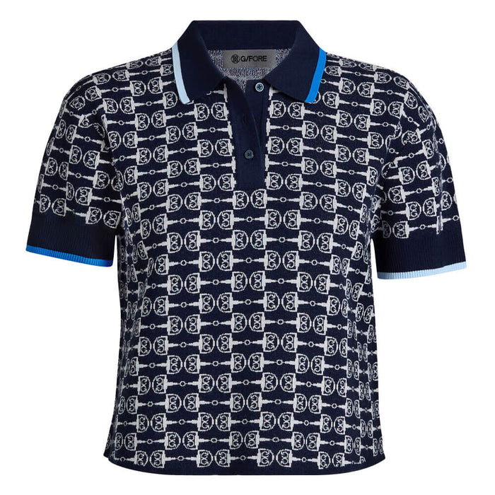 Gfore G Link Merino Wool Golf Polo Twilight - SP25 Women
