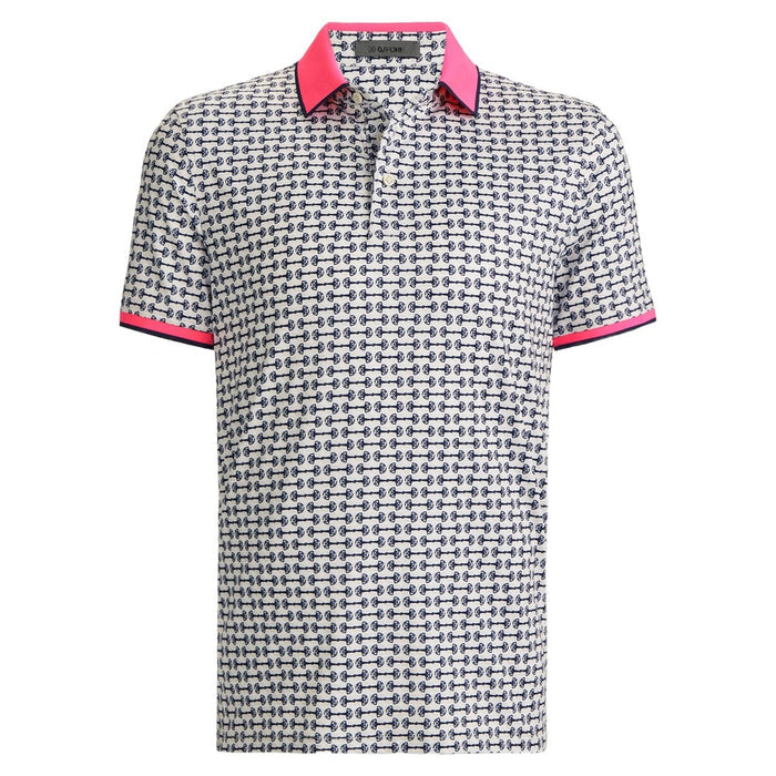Gfore G Link Tech Jersey Golf Polo Stone - FA24