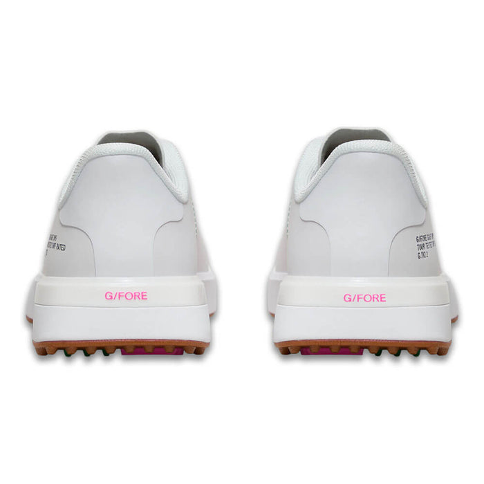 Gfore G.112 Suede Striped Kiltie Hybrid Spikeless Golf Shoes Snow/Multi - SP26 Women