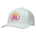 Gfore Gradient Circle G's Cotton Twill Trucker Golf Cap Snow - SP25 Women