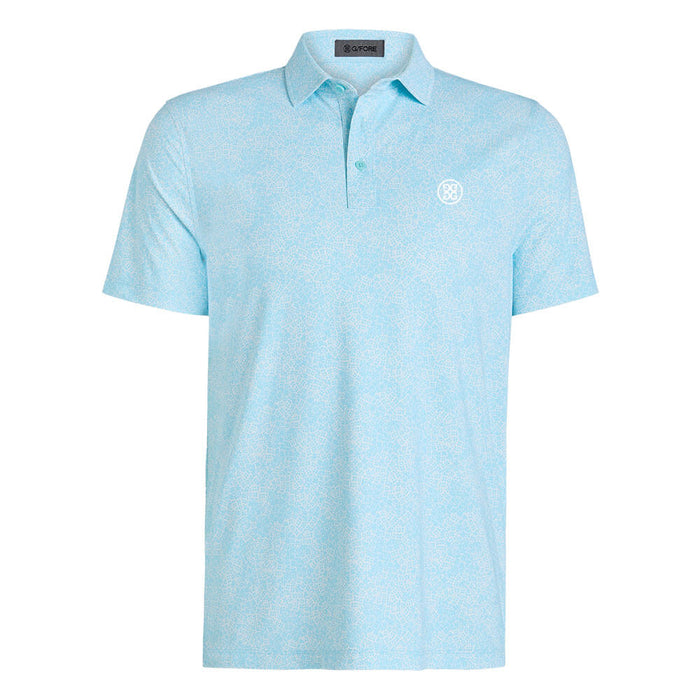 Gfore Hydrangea Tech Jersey Golf Polo (with Gfore Emblem) Cenote - SP26 Men